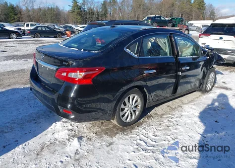 2018 Nissan Sentra Sv из США, поврежденный, VIN 3N1AB7AP3JY229477